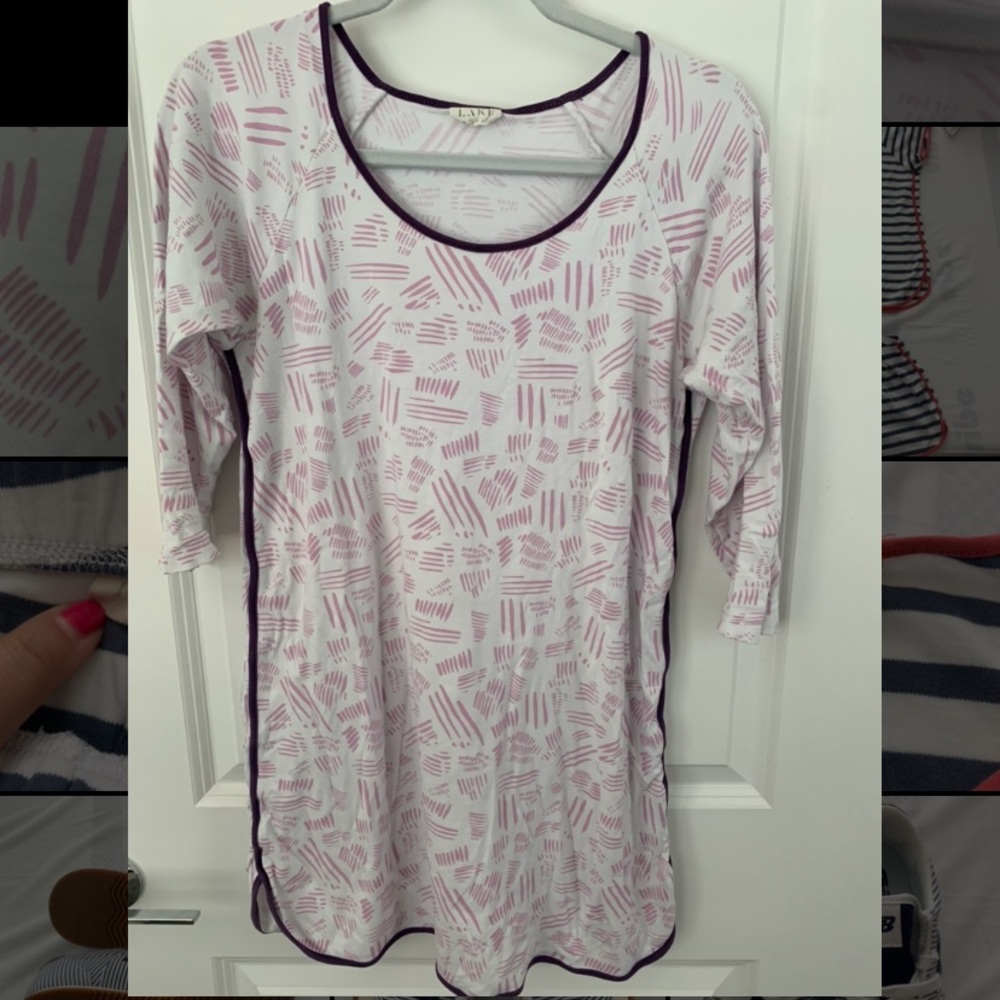 Lake Pajamas Size Small 3/4 sleeve nightgown